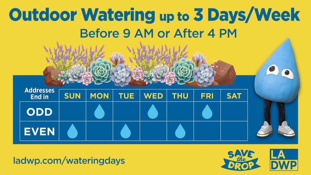 Watering Restrictions (as of 2023)